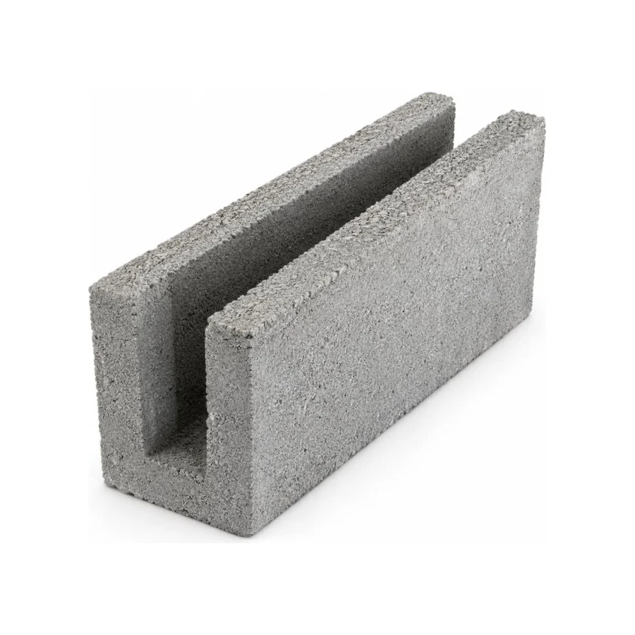 Canaleta de concreto 14 × 19 × 39 cm